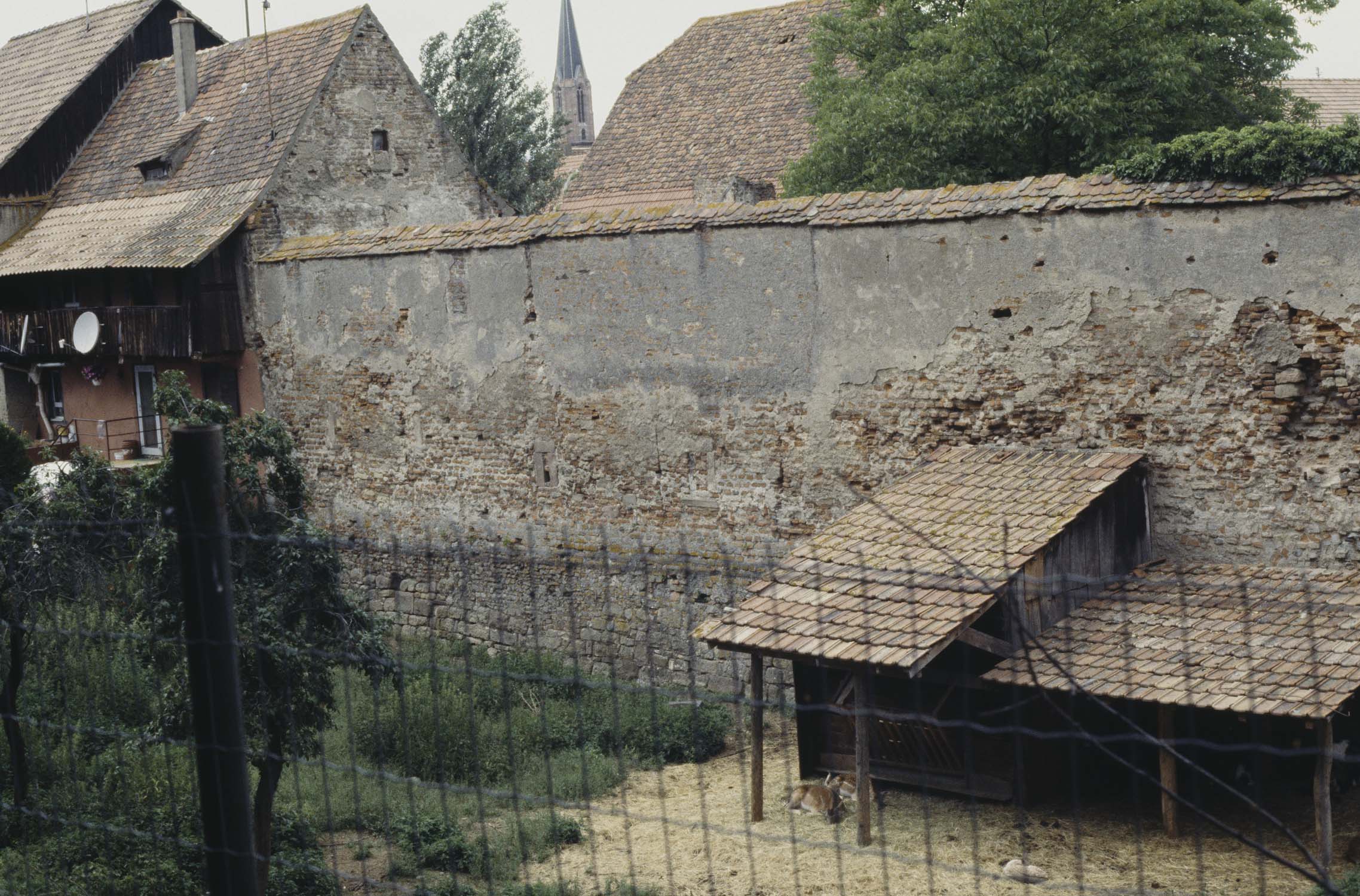 Rempart ouest, vue d'ensemble