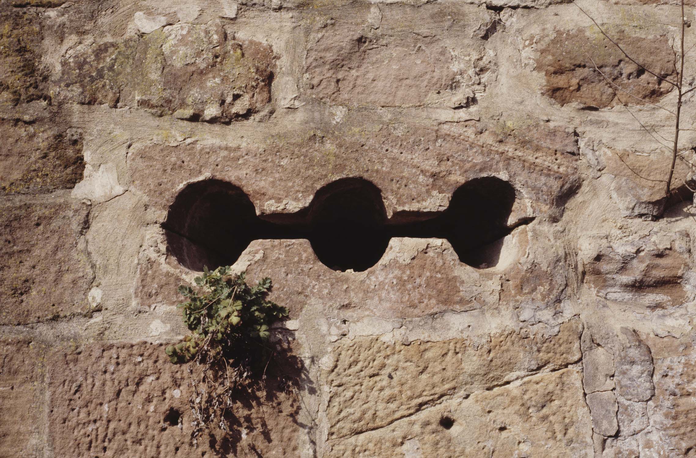 Bastion sud : Bouche à feu, détail