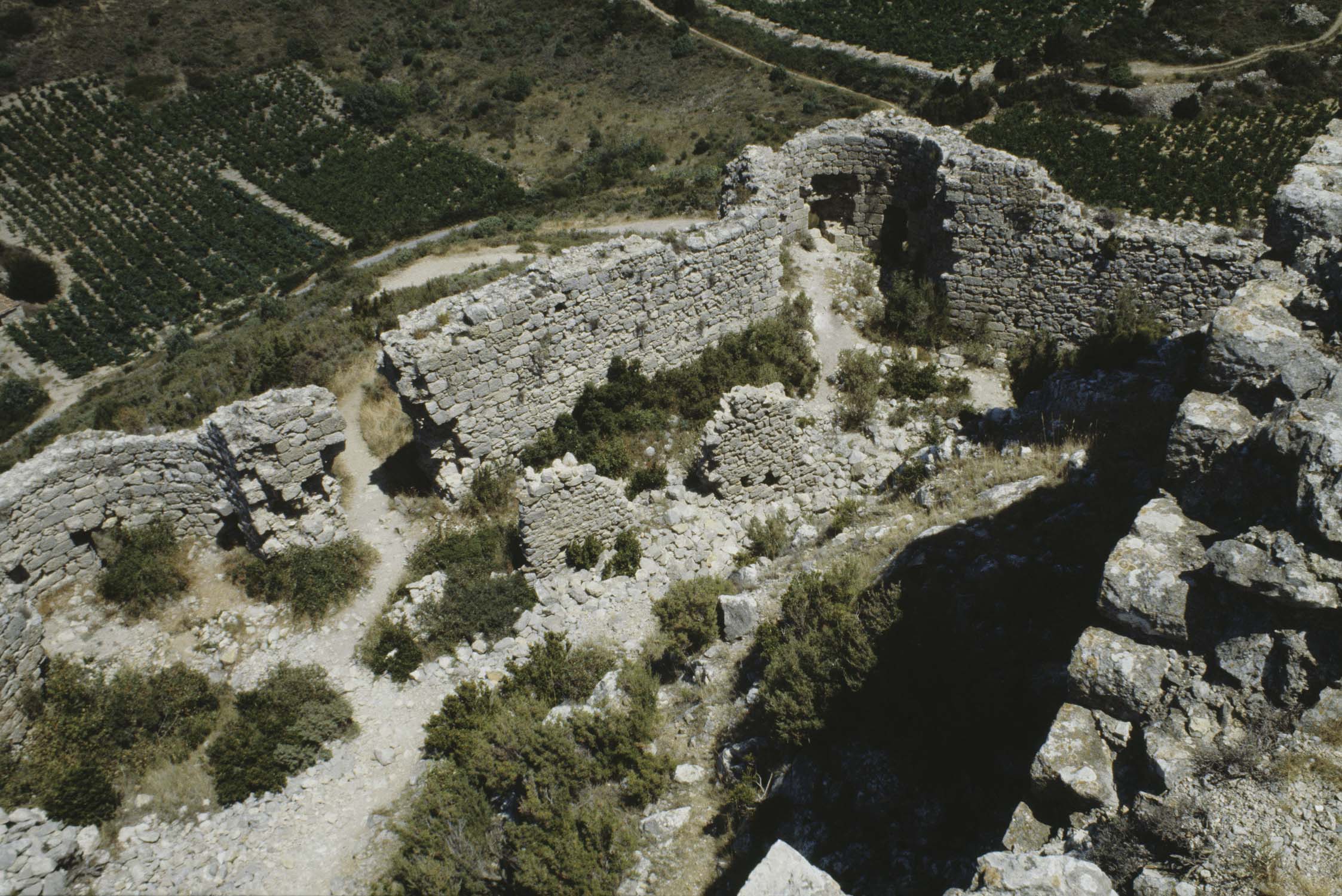 Vestiges, vue en plongée