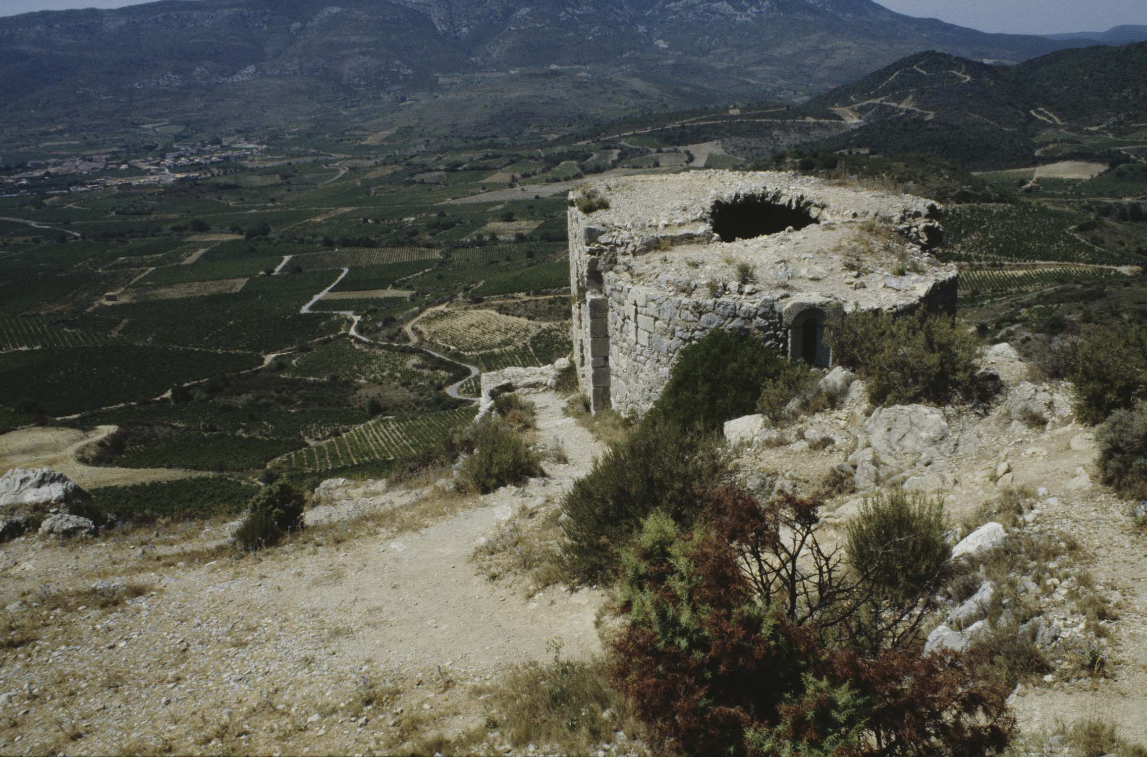 Chapelle, vue en plongée