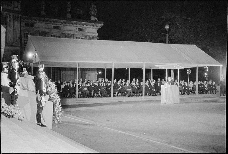 Hommage national à la mémoire de François Mauriac : éloge funèbre prononcé par Pierre Gaxotte face au cercueil de François Mauriac