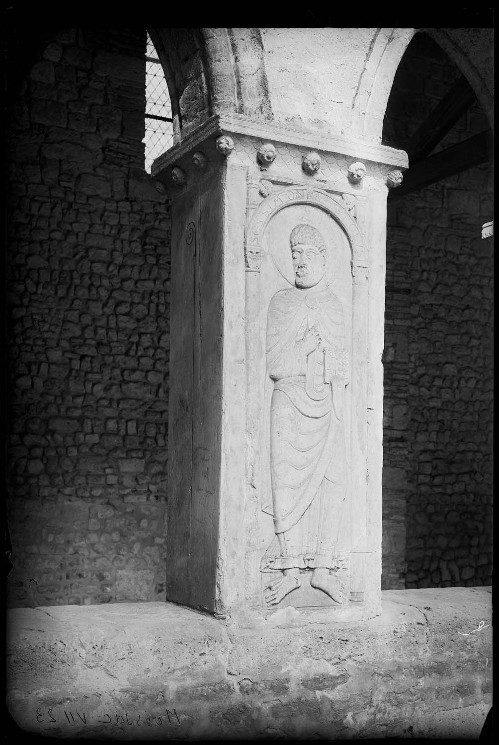 Apôtre saint Marc, sculpture du cloître