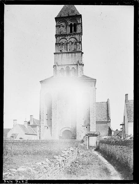 Clocher, façade ouest