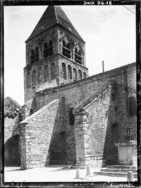 Clocher et façade nord