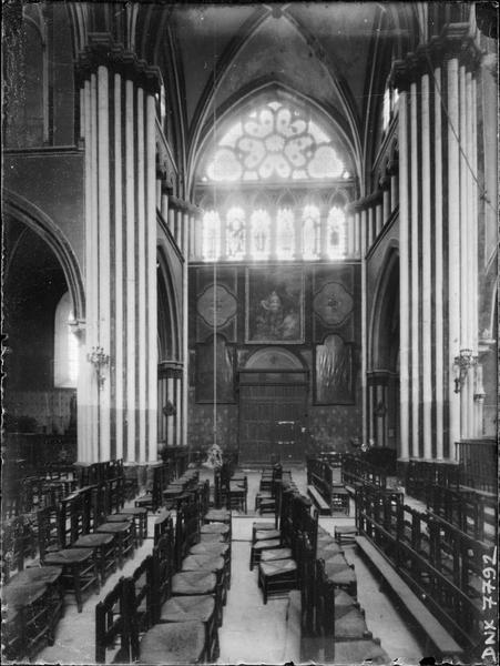 Intérieur : bras sud du transept