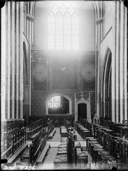 Intérieur : bras nord du transept