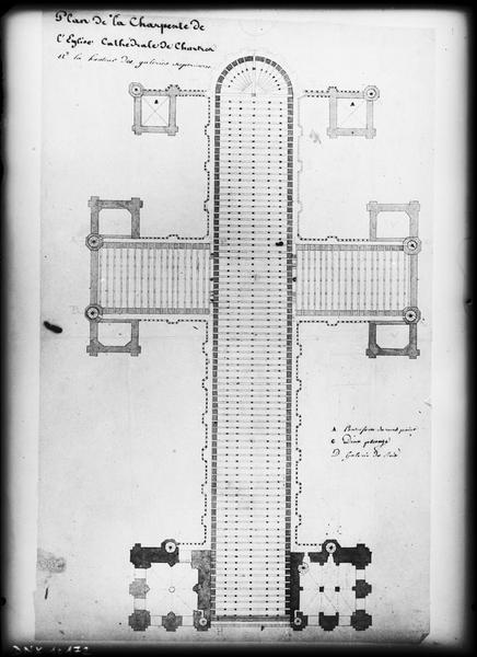 Plan de la charpente