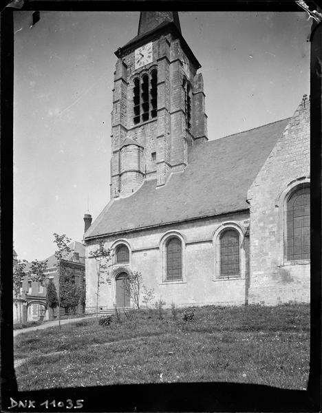 Clocher, façade nord