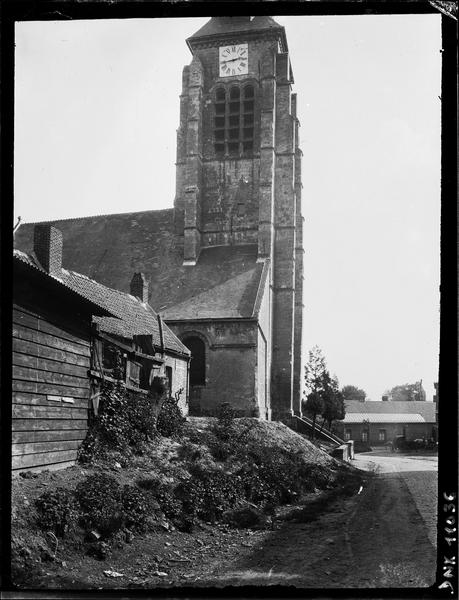 Clocher, façade sud