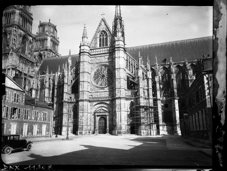 Façade sud : transept