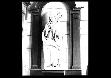 Statue en bois d'évêque - © Ministère de la Culture (France), Médiathèque du patrimoine et de la photographie, diffusion RMN-GP