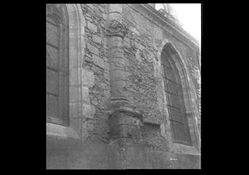 Chapelle, contrefort côté nord