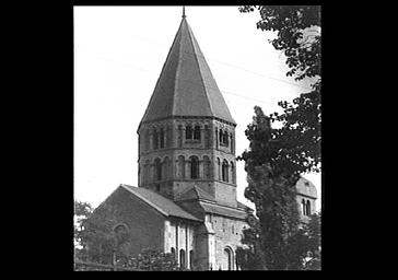 Eglise - Grand transept sud, côté nord-ouest : Clocher de l'Eau-Bénite