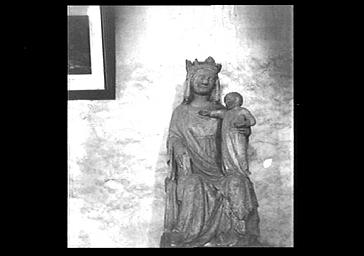 Statue assise de la Vierge à l'Enfant