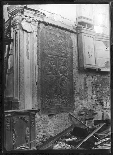 Dalle funéraire de Jean de Wignacourt, seigneur de Flêtre, et de Barbe de Sars, sa femme