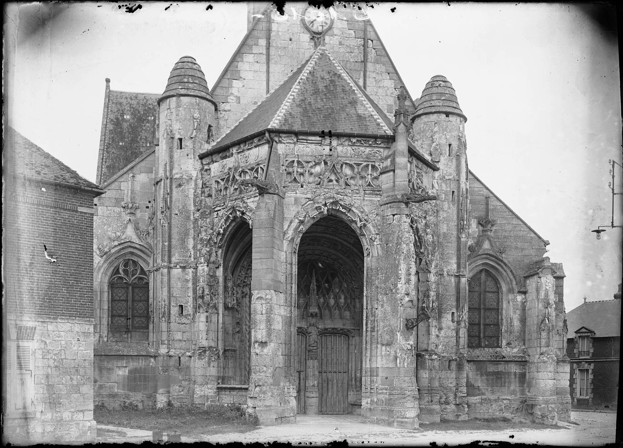 Porche de la façade ouest