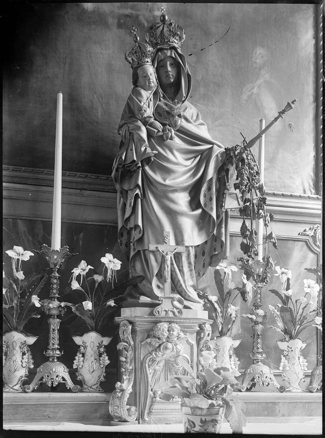 Statue : Vierge à l'Enfant dite de Claus de Werve - © Ministère de la Culture (France), Médiathèque du patrimoine et de la photographie, diffusion RMN-GP