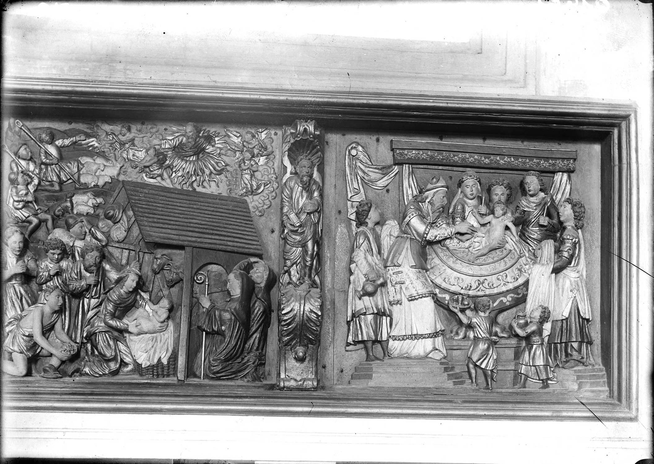 Bas-relief en bois : scènes de la vie du Christ - © Ministère de la Culture (France), Médiathèque du patrimoine et de la photographie, diffusion RMN-GP