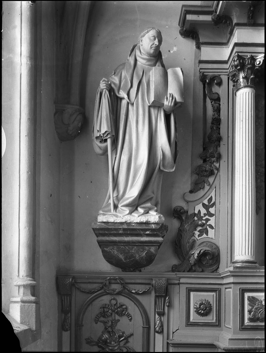 Statue : saint Bernard - © Ministère de la Culture (France), Médiathèque du patrimoine et de la photographie, diffusion RMN-GP