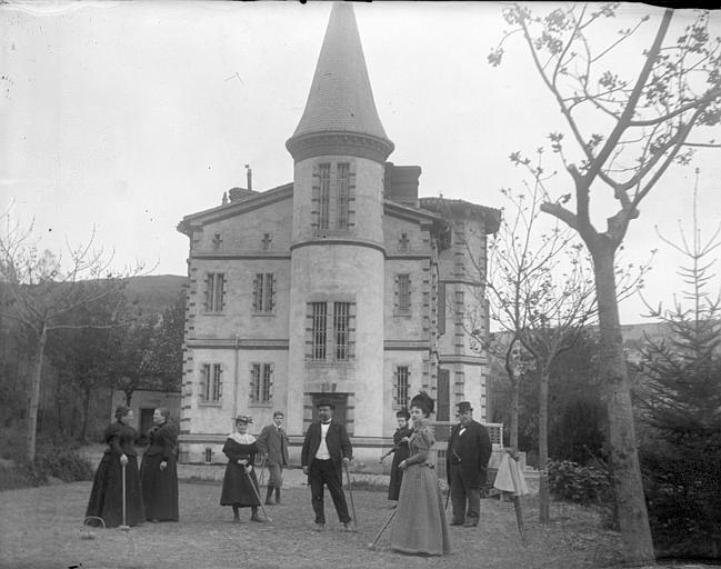 Partie de croquet à Ponget près de Saint-Antonin