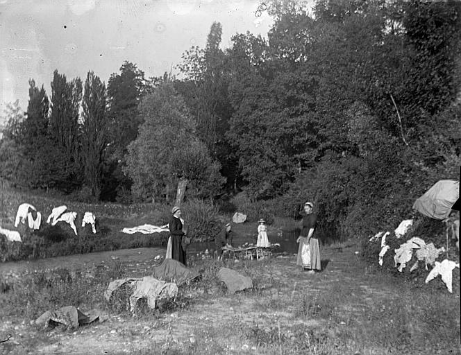 Les laveuses du Caussel près d'Albi