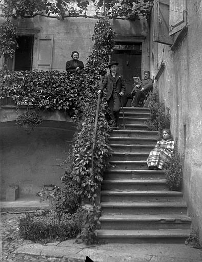 L'escalier de la maison de ma belle-mère à Saint-Antonin