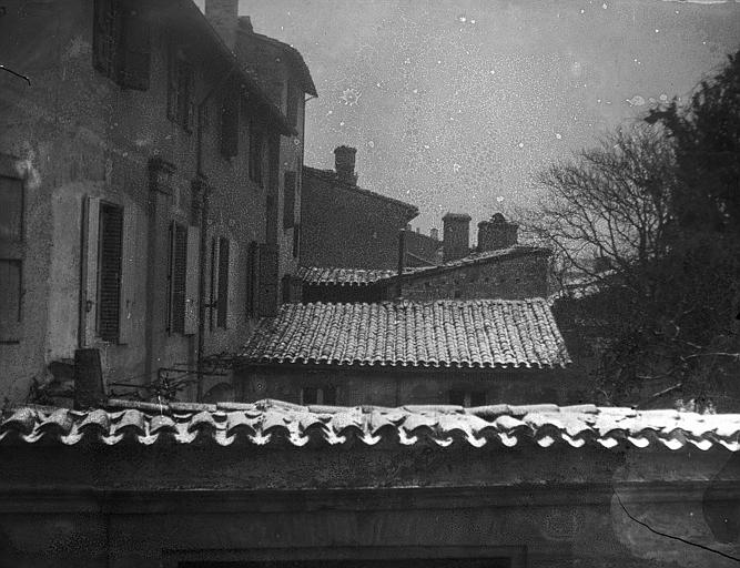 De la fenêtre de ma chambre, effet de neige