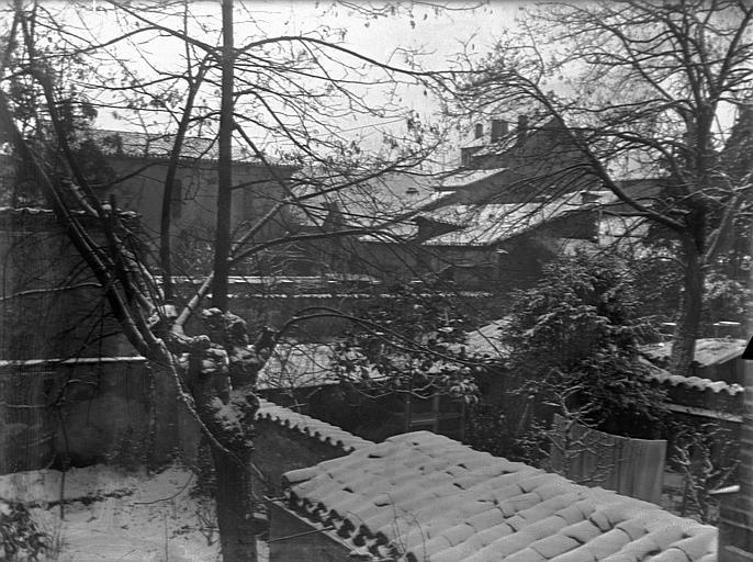 Vue prise de la fenêtre de la chambre de ma fille