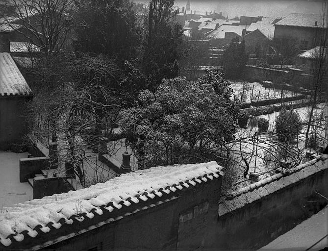 'Jardin de Labeau ; Vue prise de notre deuxième étage'