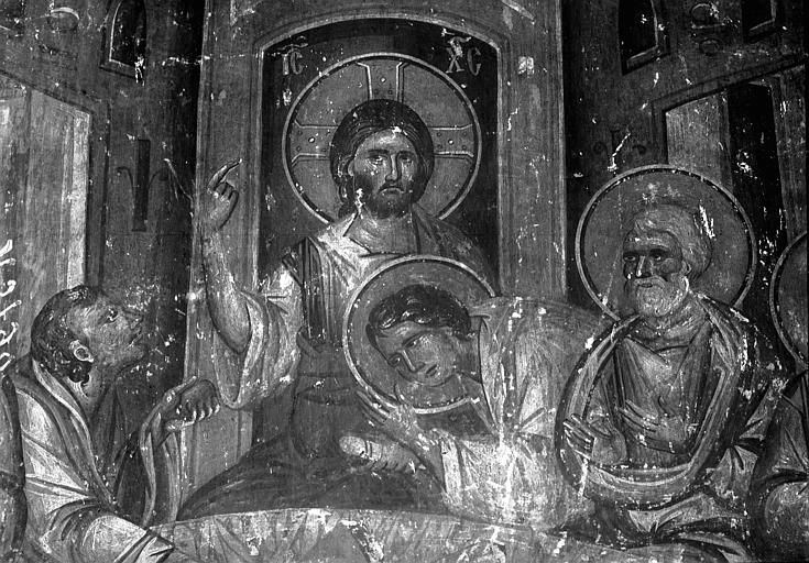 La Cène : Jésus entre Jean et Judas