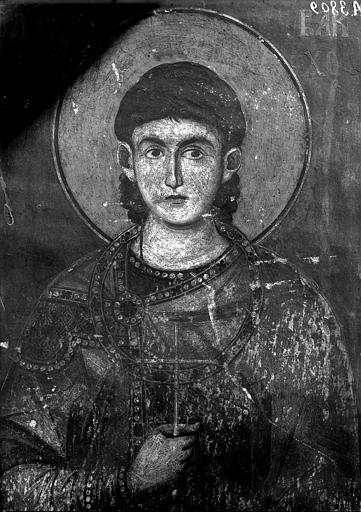 Saint Bacchus ; grande arc du transept nord, côté ouest, troisième zone