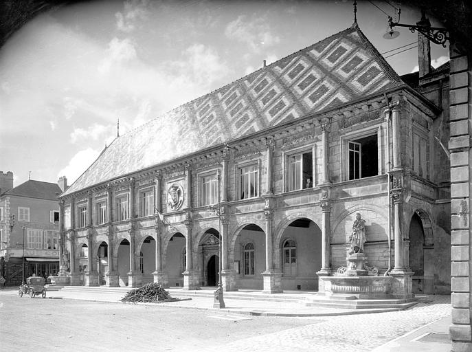 Façade : galerie d'arcades