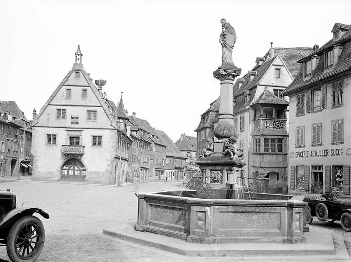 Façade vue depuis la fontaine Sainte-Odile