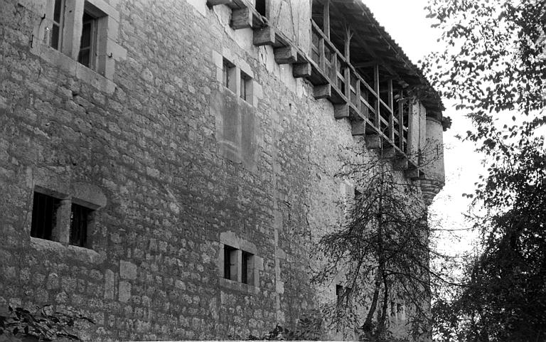 Façade arrière : partie droite