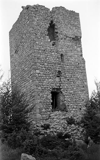 Façade de la troisième tour avec ouvertures