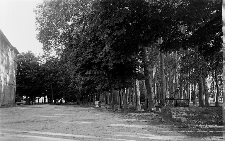 Terrasse et parc