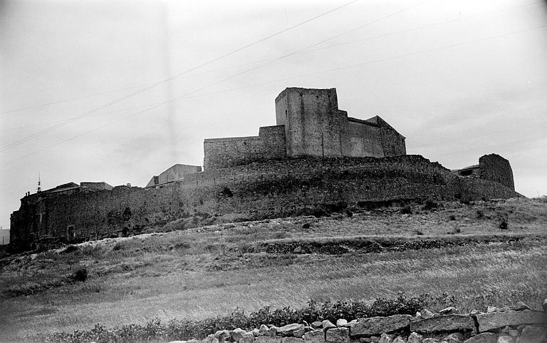 Vue d'ensemble du château et des remparts