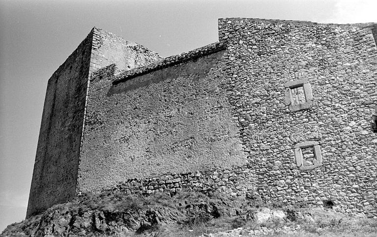 Façades du corps de bâtiment principal et de la tour