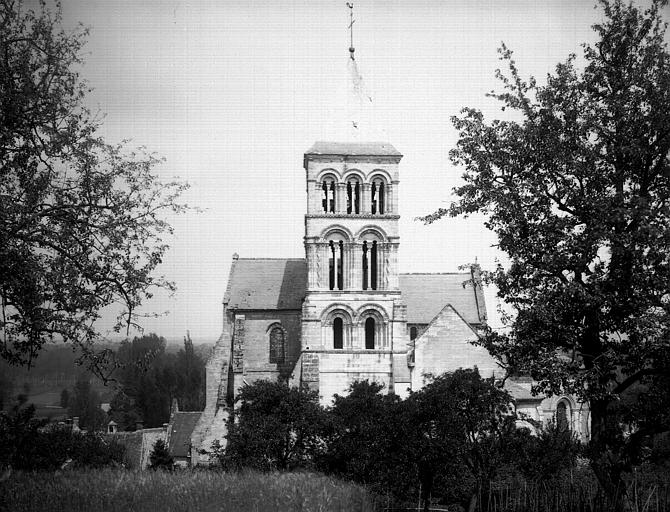 Extérieur, ensemble, façade latérale sud