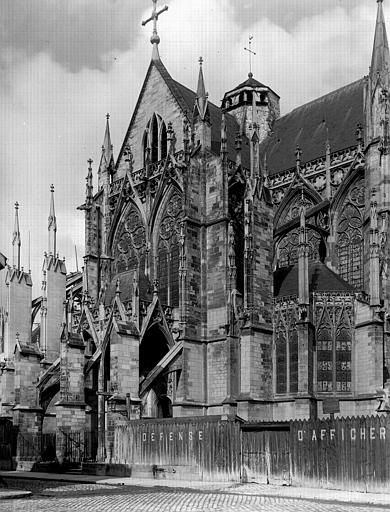 Extérieur, façade sud du transept