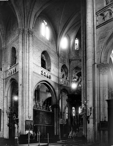 Intérieur, élévation nord du choeur