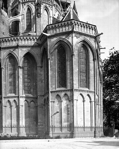 Extérieur, chapelle absidiale, côté est