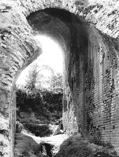 Ruines, intérieur : vue d'ensemble