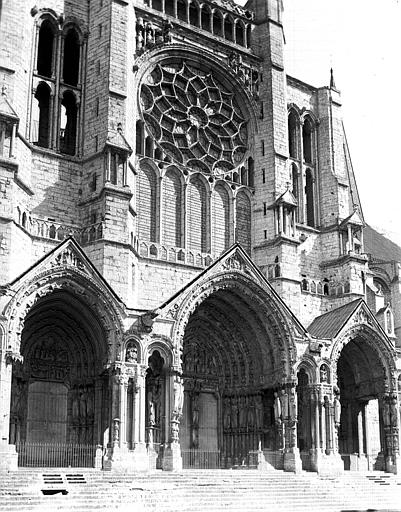 Extérieur, pignon nord du transept