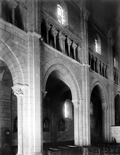 Intérieur, élévation de la façade nord