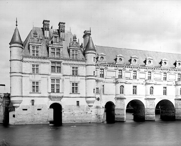 Château de Bohier et une partie de la grande galerie, côté ouest