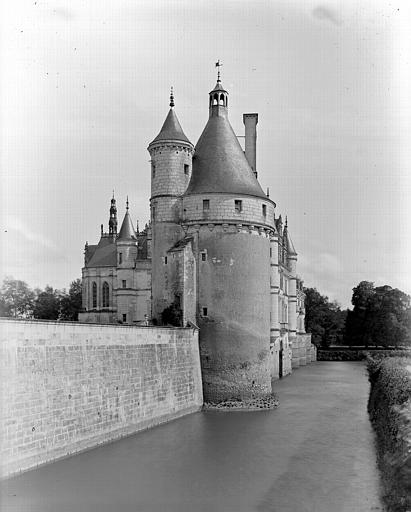 Donjon, côté nord-ouest