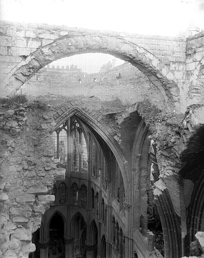 Ruines, intérieur, voûtes du choeur