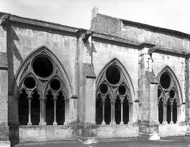 Cloître : fenêtres