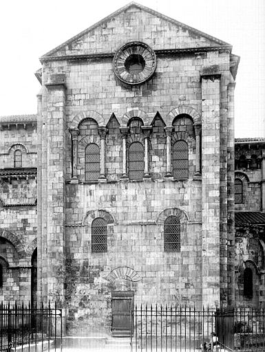 Extérieur, façade du bras nord du transept